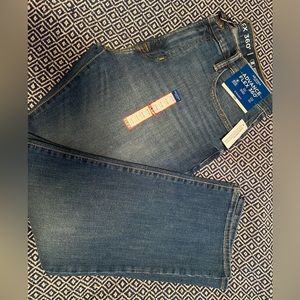 Arizona Jean Co. Advanced FLEX 360 jeans straight 36x30 classic blue color